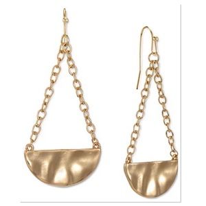 Hammered disc Earrings